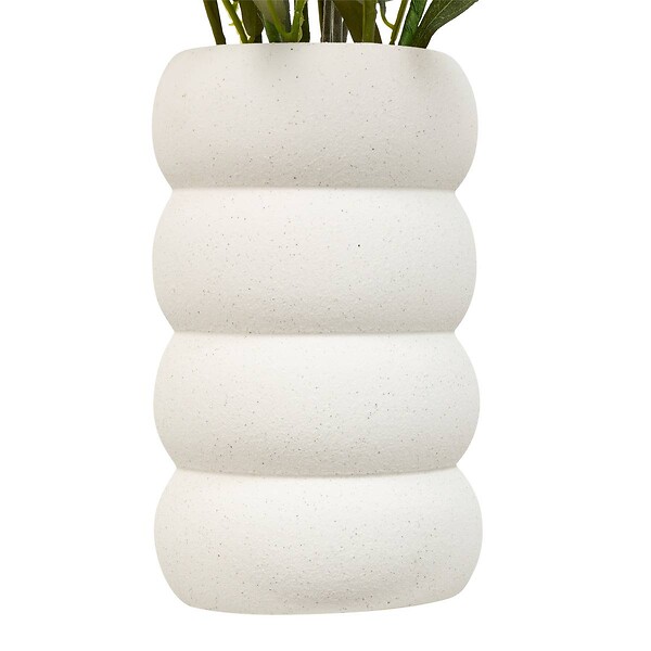 ATMOSPHERA - Composition florale Artificielle Uda Lavande et Eucalyptus 66 cm - large