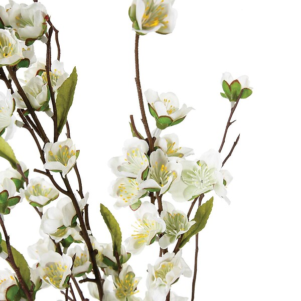 ATMOSPHERA - Tige fleur de cerisier artificielle - H110 cm - Blanc - large