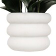 ATMOSPHERA - Orchidée artificielle en pot "Mick" pot en céramique blanc H80cm - vignette