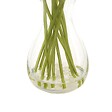ATMOSPHERA - Composition tulipes avec vase "Hector" blanc H28,5cm - vignette