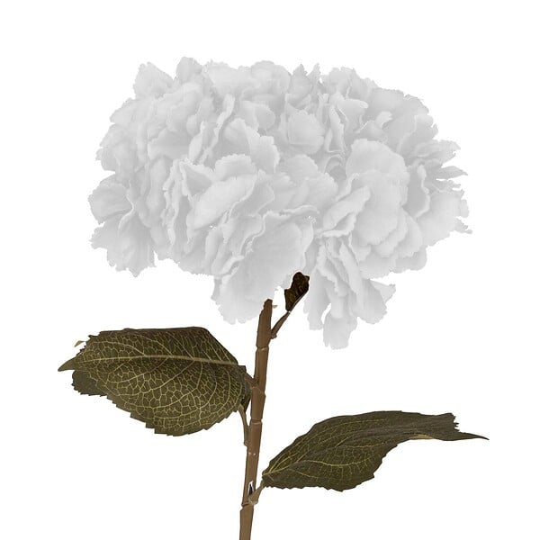ATMOSPHERA - Tige d'hortensia artificiel blanc H83cm - large
