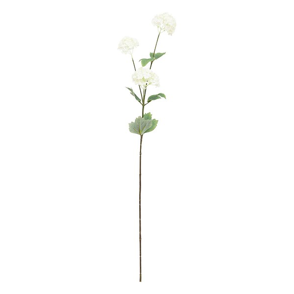 ATMOSPHERA - Tige "Bouge de neige" artificielle H87cm blanc - large