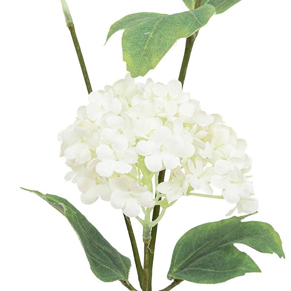 ATMOSPHERA - Tige "Bouge de neige" artificielle H87cm blanc - large