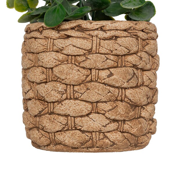 ATMOSPHERA - Eucalyptus artificiel en pot "Jaye" H27cm - large