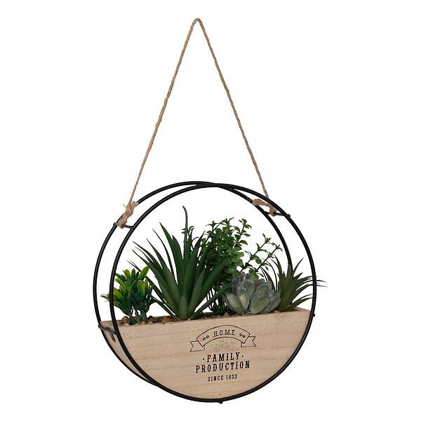 ATMOSPHERA - Plante artificielle suspendue "Krist" D20cm - large
