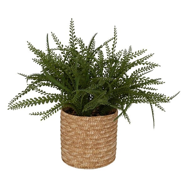 ATMOSPHERA - Fougère artificielle en pot "Clemy" vert H45cm - large