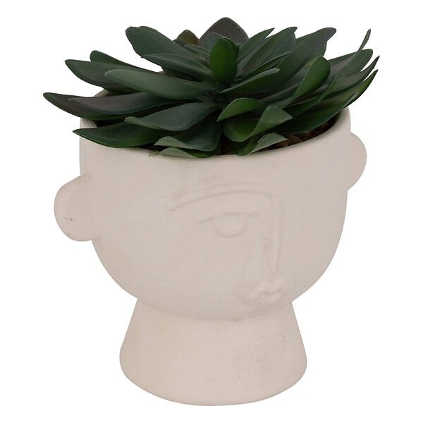 ATMOSPHERA - Plante artificielle "Dusty" H16cm - large