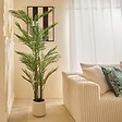 ATMOSPHERA - Palmier artificielle Merlo 187 cm avec Pot Blanc - vignette
