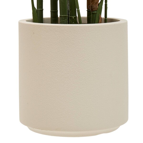 ATMOSPHERA - Palmier artificielle Merlo 187 cm avec Pot Blanc - large