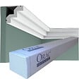 ORAC DECOR - C602 Corniche plafond Orac Decor - 5,5x5x200cm (h x p x L) - moulure décorative polyuréthane Carton complet - vignette