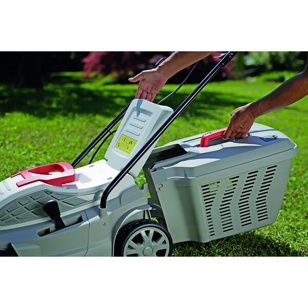 IKRA - Tondeuse électrique 1600W Largeur de coupe 38cm Tonte & Ramassage Pelouse, Tondeuse gazon Bac 45L IKRA - large