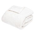ATMOSPHERA - PLAID FOUR TILDE BLANC 130X180 - vignette