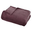 ATMOSPHERA - Plaid flanelle Ollis violet clair 180x130cm - vignette