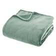 ATMOSPHERA - Plaid flanelle Ollis vert céladon 230x180cm - vignette