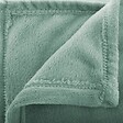 ATMOSPHERA - Plaid flanelle Ollis vert céladon 230x180cm - vignette