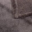 ATMOSPHERA - Plaid flanelle Ollis gris foncé 260x240cm - vignette