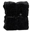 ATMOSPHERA - PLAID FOUR TILDE NOIR 130X180 - vignette