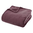 ATMOSPHERA - Plaid flanelle Ollis violet clair 230x180cm - vignette