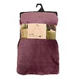 ATMOSPHERA - Plaid flanelle Ollis violet clair 230x180cm - vignette
