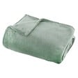 ATMOSPHERA - Plaid flanelle Ollis vert céladon 180x130cm - vignette