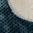ATMOSPHERA - Plaid flanelle effet sherpa Lyno bleu 170x130cm - vignette