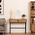 ATMOSPHERA - Miroir "Emily" en bois H55cm blanc - vignette