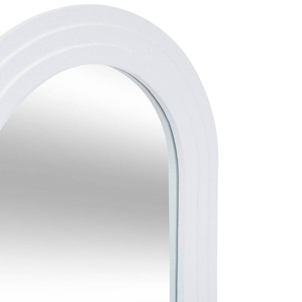 ATMOSPHERA - Miroir "Emily" en bois H55cm blanc - large