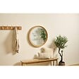 ATMOSPHERA - Miroir Laia D81,5cm marron caramel - vignette
