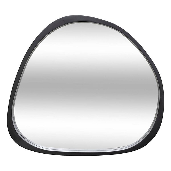 ATMOSPHERA - Miroir "Wayne" noir 63x57cm - large