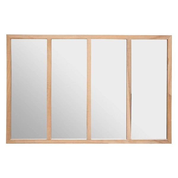 ATMOSPHERA - Miroir d'atelier "Nae" bois 116x76cm - large