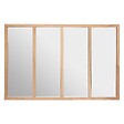 ATMOSPHERA - Miroir d'atelier "Nae" bois 116x76cm - vignette