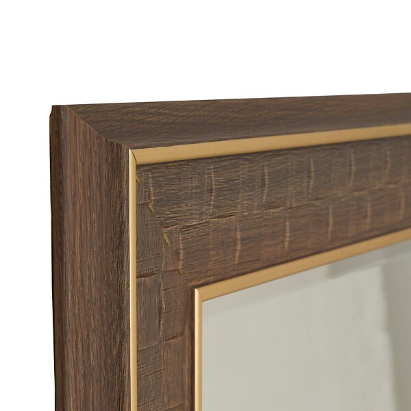 ATMOSPHERA - Miroir mural Anke marron 160x74cm - large