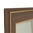 ATMOSPHERA - Miroir mural Anke marron 160x74cm - vignette