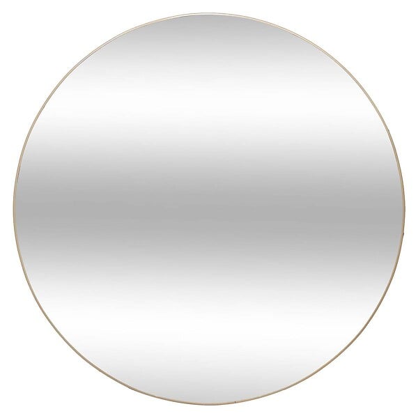 ATMOSPHERA - Miroir "Alice" en bois & métal D110cm doré - large