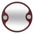 ATMOSPHERA - Miroir Austin D50cm bordeaux - vignette