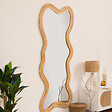 ATMOSPHERA - Miroir organique Maggie rotin 179x86cm - vignette