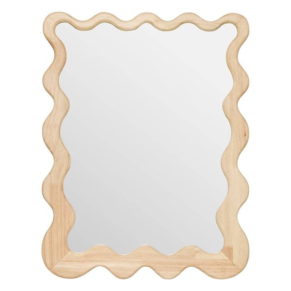 ATMOSPHERA - Miroir mural Brooke beige 62x48cm - large