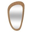 ATMOSPHERA - Miroir organique "Sophie" 70x40cm marron - vignette