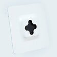 ATMOSPHERA - Miroir rond "Alice" D38cm or - vignette