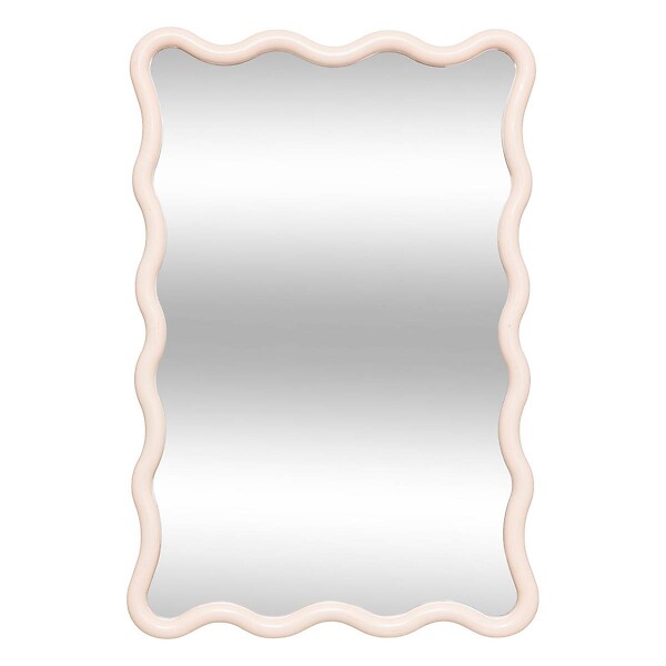 ATMOSPHERA - Miroir vague "Judy" beige 60x38cm - large