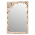 ATMOSPHERA - Miroir vague "Judy" beige 60x38cm - vignette