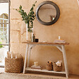 ATMOSPHERA - Miroir rond "Lewis" D70cm argent - vignette