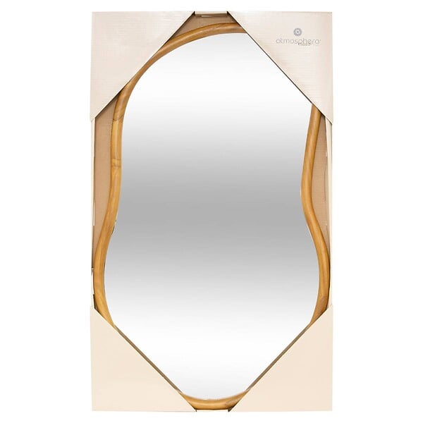 ATMOSPHERA - Miroir Livia en bois 45x75cm - large