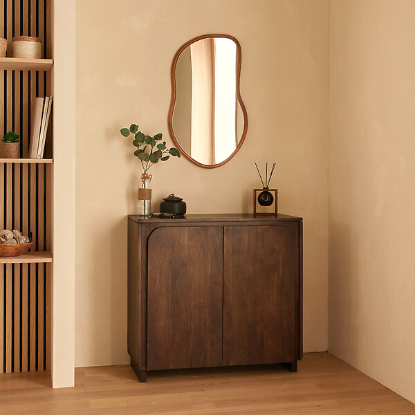 ATMOSPHERA - Miroir Livia en bois 45x75cm - large