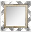 ATMOSPHERA - Miroir "Joe" métal noir 45x45cm - vignette