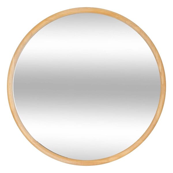 ATMOSPHERA - Miroir rond Kim bois D55cm - large