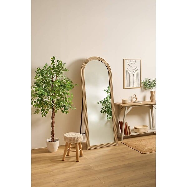 ATMOSPHERA - Miroir Hsur pied Helois 72x192cm beige - large