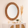 ATMOSPHERA - Miroir Anoki bois D99cm - vignette