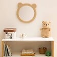 ATMOSPHERA - Miroir mural Beary marron 33,5x33,5cm - vignette