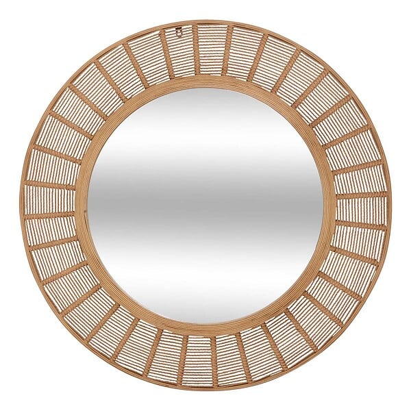 ATMOSPHERA - Miroir Zelie D91cm marron - large